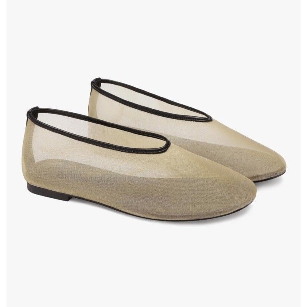 Mesh Ballet Flats for Women Round Toe Slip On Ballerina Mary Jane Shoes Size 8.5 - Picture 2 of 10